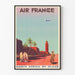 Vintage-Poster Air France - Reise nach Nordafrika mit dem Flugzeug