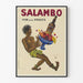 Vintage-Poster Wein mit Früchten Salambo