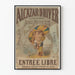 Vintage-Poster Alcazar d'Hiver Le Joli Mexicain