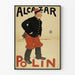 Vintage-Poster Alcazar Polin für Wanddekoration