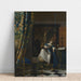 Reproduktion des Gemäldes Allegorie des katholischen Glaubens - Johannes Vermeer
