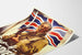 Vintage-Poster Allons-y Canadiens für patriotische Wanddekoration