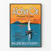 Vintage-Poster Aloha Oe - Maritime und tropische Wanddekoration