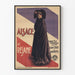 Vintage-Poster Elsass Großfilm Patriotisch mit Frau Réjane