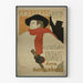 Vintage-Poster Aristide Bruant in seinem Kabarett für Wanddekoration