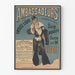 Vintage-Poster Ambassadeurs, Kreissäge, gesungen von Libert