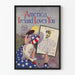 Vintage-Poster Amerika, Ireland Loves You – Patriotische Wanddekoration