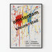 Farbenfroher Amsterdam Kleurenstad Poster für moderne Wanddekoration