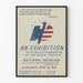 Vintage-Poster Ausstellung der Fähigkeiten von Arbeitslosen – Amerikanische Wanddekoration