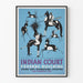 Dekoratives Poster Jägerjagd auf Antilope Navajo - Indian Court 1939