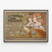 Vintage-Poster Antigua Casa Franch für Wanddekoration — gerahmtes Bild an der Wand