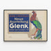 Vintage-Poster der Ostkunst-Ausstellung - Glenk — gerahmtes Bild an der Wand