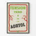 Vintage-Poster Gesundheit, Blutdruck und Aorten