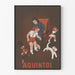 Vintage-Dekorposter Aquintol mit kindlichen Figuren und Puppen