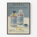 Vintage-Werbeplakat Arhéol Wirkstoff Prinzaktiver Sandelholz-Öl
