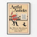 Vintage-Poster Artful Anticks mit König und Katze