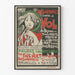 Vintage-Poster Versicherung gegen Diebstahl Fine Art Brüssel