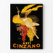 Vintage-Asti-Cinzano-Poster für Wanddekoration
