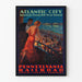 Vintage-Poster Atlantic City - Retro-Wanddekoration