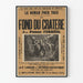 Vintage-Poster Au Fond du Cratère von Pierre Ferréol
