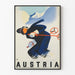 Vintage-Ski-Poster aus Österreich