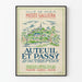 Plakat Musée Galliera - Ausstellung Auteuil und Passy 1935