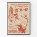 Vintage-Poster Auto-Redoute am Moulin Rouge - Retro-Wanddekoration