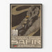 Vintage-Poster Automobil Fabrik Safir Zürich Dekorativ