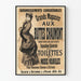 Vintage-Poster Große Kaufhäuser an den Buttes Chaumont Herbst-Winter 1881-82