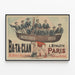 Poster Ba-Ta-Clan L'Athlet Paris Wanddekoration Vintage — gerahmtes Bild an der Wand