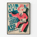 Vintage-Poster Bal ASP Künstlerische Wanddekoration
