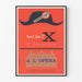Vintage-Poster Ball des X im Opernhaus 1966 Wanddekoration