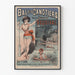 Vintage-Poster Ball der Kanuten in Bougival - Retro-Wanddekoration