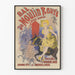 Vintage-Poster vom Moulin Rouge – Pariser Wanddekoration
