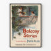 Vintage-Balkon-Geschichten-Poster - Klassische und elegante Illustration