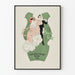 Vintage-Poster Ball-Fest Künstler-Sänger Verein 1904