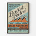 Vintage-Ballett-Föderal-Poster - Wanddekoration für klassisches Theater
