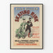 Vintage-Poster Bals Bullier Eislaufbahn im Luxemburger Park