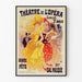 Vintage-Poster vom Opernhaus-Theater – Maskenball 1899