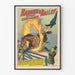 Vintageposter des mutigen Reit- und Zirkus-Spektakels von Barnum & Bailey