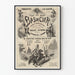 Vintage-Poster "Bas de Cuir", Großespektakel-Drama