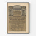 Vintage-Poster Basler Gesangverein Lisztfeier Münster Basel 1911