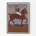 Vintage-Poster Bayern Cavalier und Pferd