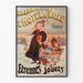 Vintage-Poster vom Bazar des Hôtel de Ville in Paris – Retro-Wanddekoration für Kinder