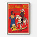 Vintage-Poster vom Großen Bazar der Hallen und Postämter – Retro-Wanddekoration für Kinder