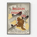 Vintage-Poster Belgien Kämpft Weiter - Historische Wanddekoration