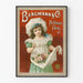 Vintage-Werbeplakat Bergmann & Co Parfümeriefabrik