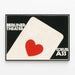 Berliner Theater Coeur Ass dekoratives Poster im minimalistischen Stil — gerahmtes Bild an der Wand