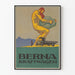 Vintage-Poster Berna Kraftwagen - Industrielle Wanddekoration