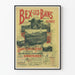 Vintage-Poster Bex-les-Bains Schweiz - Dekoratives Landschaftsposter Alpen